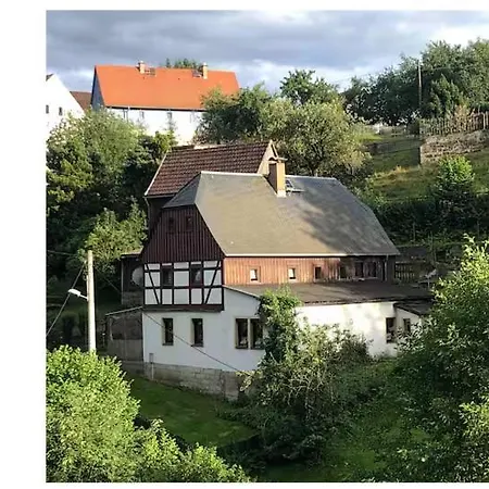 Kleines Gemütliches Fachwerkhaus Für Vier Gäste Ferienhaus Reinhardtsdorf-Schona
